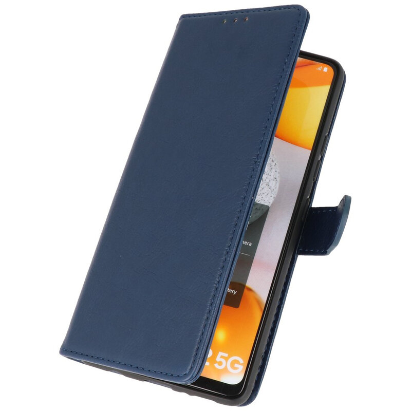 Custodia a portafoglio Bookstyle Custodia per Samsung Galaxy A42 5G Navy