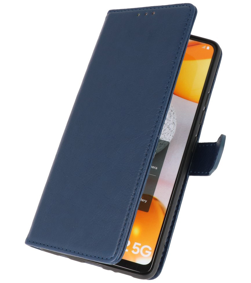 Bookstyle Wallet Cases Hülle für Samsung Galaxy A42 5G Navy