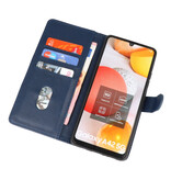 Custodia a portafoglio Bookstyle Custodia per Samsung Galaxy A42 5G Navy