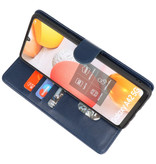 Bookstyle Wallet Cases Case for Samsung Galaxy A42 5G Navy