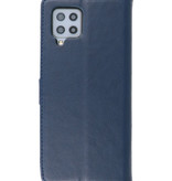 Bookstyle Wallet Cases Hoesje voor Samsung Galaxy A42 5G Navy