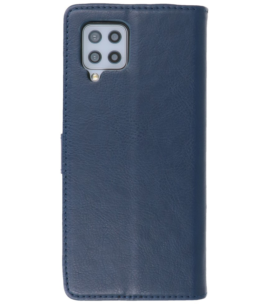 Bookstyle Wallet Tasker Taske til Samsung Galaxy A42 5G Navy