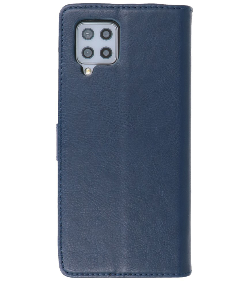 Estuche Bookstyle Wallet Cases para Samsung Galaxy A42 5G Azul marino