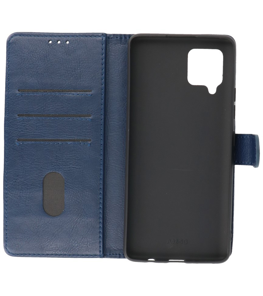 Bookstyle Wallet Cases Case for Samsung Galaxy A42 5G Navy