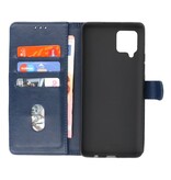 Custodia a portafoglio Bookstyle Custodia per Samsung Galaxy A42 5G Navy
