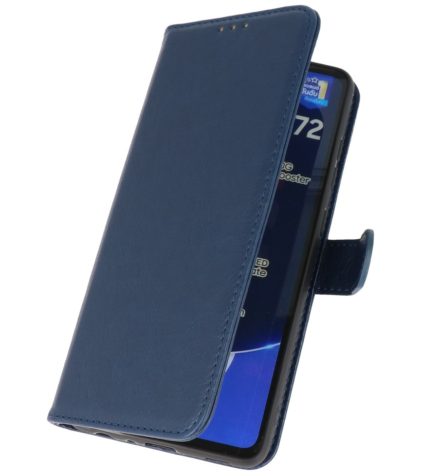 Custodia a portafoglio Bookstyle per Samsung Galaxy A72 5G Navy