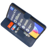 Custodia a portafoglio Bookstyle per Samsung Galaxy A72 5G Navy