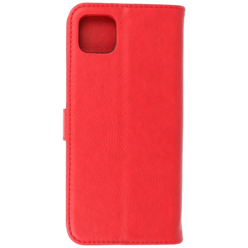 Bookstyle Wallet Cases Case for Samsung Galaxy A22 5G Red