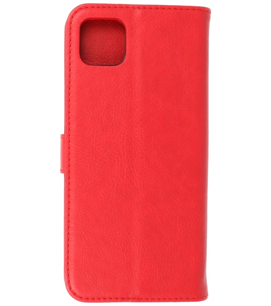 Bookstyle Wallet Cases Case for Samsung Galaxy A22 5G Red