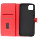 Bookstyle Wallet Cases Case for Samsung Galaxy A22 5G Red