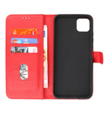 Custodia a portafoglio Bookstyle Custodia per Samsung Galaxy A22 5G rossa