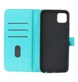 Custodia a portafoglio Bookstyle Custodia per Samsung Galaxy A22 5G Verde