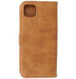 Custodia a portafoglio Bookstyle Custodia per Samsung Galaxy A22 5G marrone