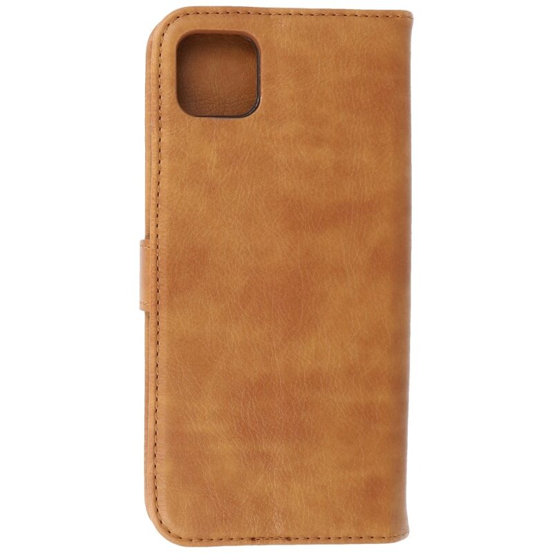 Custodia a portafoglio Bookstyle Custodia per Samsung Galaxy A22 5G marrone