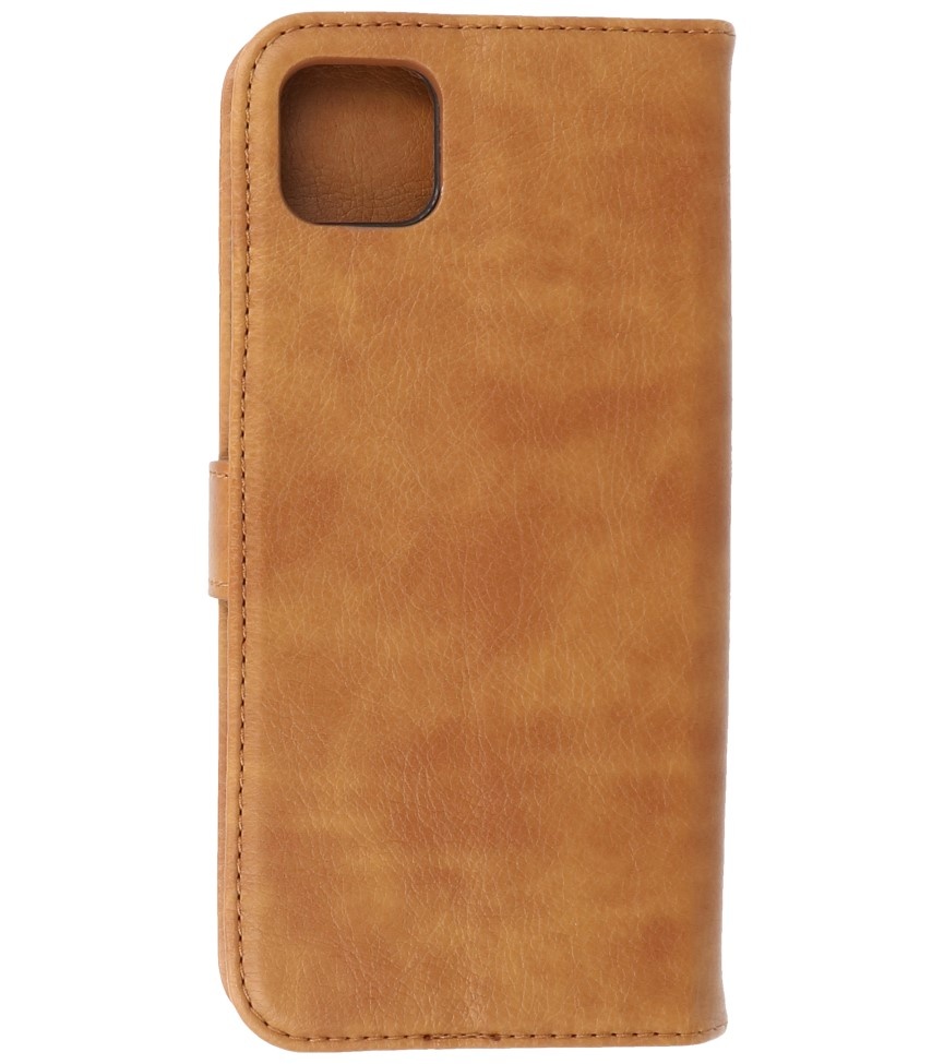 Bookstyle Wallet Cases Case for Samsung Galaxy A22 5G Brown