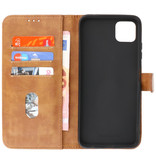 Bookstyle Wallet Cases Case for Samsung Galaxy A22 5G Brown