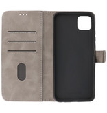 Bookstyle Wallet Cases Etui pour Samsung Galaxy A22 5G Gris