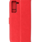 Bookstyle Wallet Cases Case for Samsung Galaxy S21 FE Red