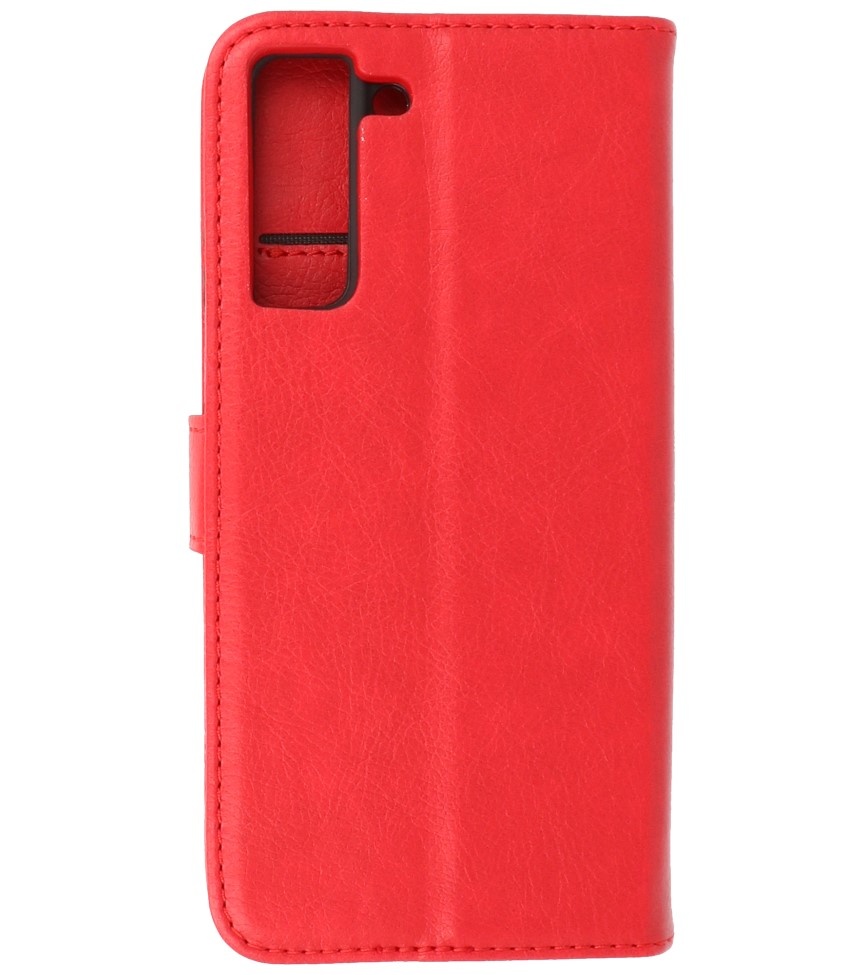 Bookstyle Wallet Cases Case for Samsung Galaxy S21 FE Red