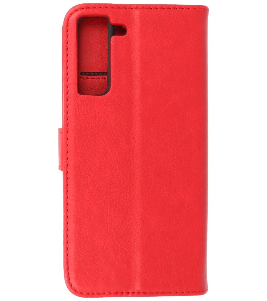 Custodie a portafoglio Bookstyle Custodia per Samsung Galaxy S21 FE Rossa