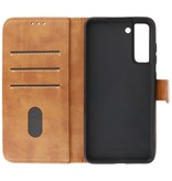 Bookstyle Wallet Cases Case for Samsung Galaxy S21 FE Brown