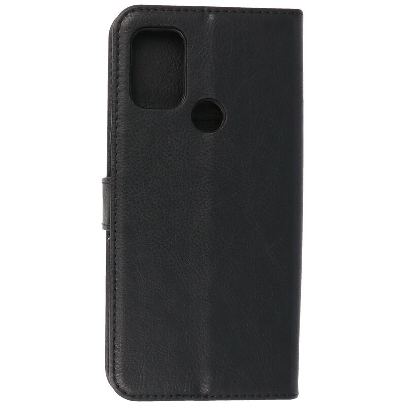 Bookstyle Wallet Cases Hülle für Motorola Moto G30 - G10 Schwarz