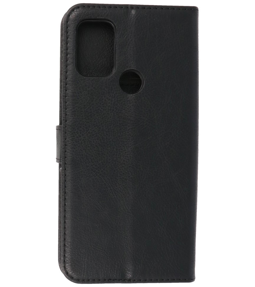 Bookstyle Wallet Cases Etui pour Motorola Moto G30 - G10 Noir