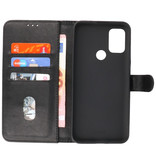 Bookstyle Wallet Cases Etui pour Motorola Moto G30 - G10 Noir