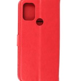 Bookstyle Wallet Cases Case for Motorola Moto G30 - G10 Red