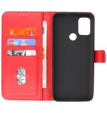 Bookstyle Wallet Cases Case for Motorola Moto G30 - G10 Red