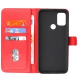 Bookstyle Wallet Cases Hülle für Motorola Moto G30 - G10 Rot