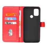 Bookstyle Wallet Cases Hülle für Motorola Moto G30 - G10 Rot