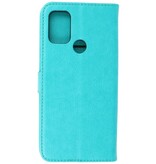 Bookstyle Wallet Cases Etui pour Motorola Moto G30 - G10 Vert