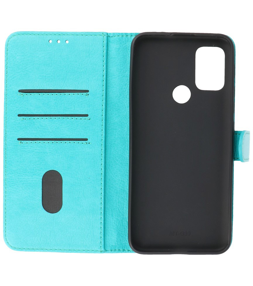 Bookstyle Wallet Cases Case for Motorola Moto G30 - G10 Green