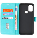 Bookstyle Wallet Cases Etui pour Motorola Moto G30 - G10 Vert