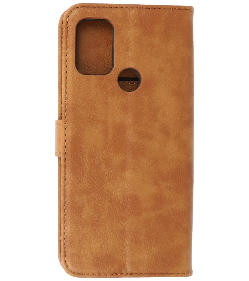 Bookstyle Wallet Cases Hoesje voor Motorola Moto G30 - G10 Bruin