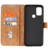 Bookstyle Wallet Cases Case for Motorola Moto G30 - G10 Brown