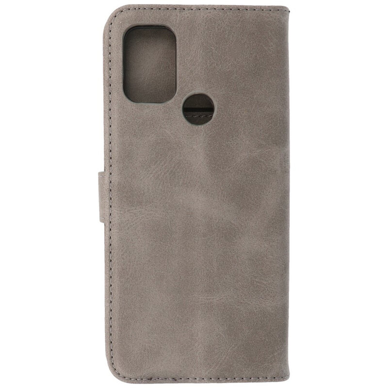 Bookstyle Wallet Cases Hülle für Motorola Moto G30 - G10 Grau