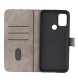 Bookstyle Wallet Cases Etui pour Motorola Moto G30 - G10 Gris