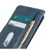 Pull Up in pelle PU Bookstyle per OnePlus Nord CE 5G Blu
