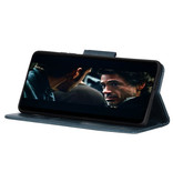 Pull Up in pelle PU Bookstyle per OnePlus Nord CE 5G Blu