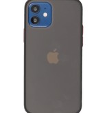 Coque Rigide Combinaison De Couleurs Pour iPhone 12 Mini Noir