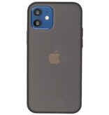 Custodia rigida con combinazione di colori per iPhone 12 Mini nera