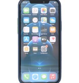 Coque Rigide Combinaison de Couleurs pour iPhone 12 Mini Bleu