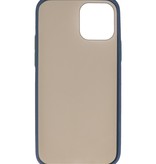 Coque Rigide Combinaison de Couleurs pour iPhone 12 Mini Bleu