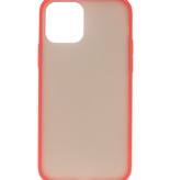 Coque Rigide Combinaison de Couleurs pour iPhone 12 Mini Rouge