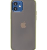 Coque Rigide Combinaison De Couleurs Pour iPhone 12 Mini Vert