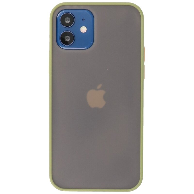 Kleurcombinatie Hard Case voor iPhone 12 Mini Groen