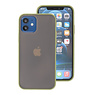 Coque Rigide Combinaison De Couleurs Pour iPhone 12 Mini Vert