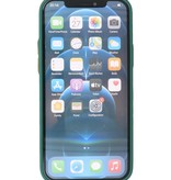Kleurcombinatie Hard Case voor iPhone 12 Mini Donker Groen